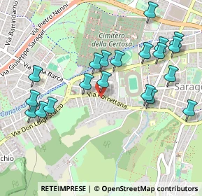 Mappa Via Porrettana, 40134 Bologna BO, Italia (0.5525)