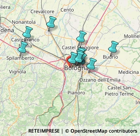 Mappa Via Porrettana, 40134 Bologna BO, Italia (9.62615)