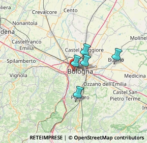 Mappa Via Porrettana, 40134 Bologna BO, Italia (36.37077)