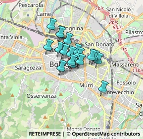 Mappa Piazza S. Giovanni in Monte, 40124 Bologna BO, Italia (1.0215)