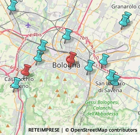 Mappa Piazza San Giovanni in Monte, 40124 Bologna BO, Italia (5.03143)