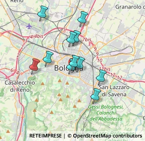 Mappa Piazza San Giovanni in Monte, 40124 Bologna BO, Italia (2.94545)