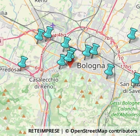 Mappa Via Paolo Giovanni Martini, 40134 Bologna BO, Italia (3.4975)