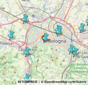 Mappa Via Paolo Giovanni Martini, 40134 Bologna BO, Italia (5.37167)