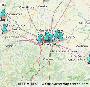 Mappa Via Paolo Giovanni Martini, 40134 Bologna BO, Italia (25.2775)
