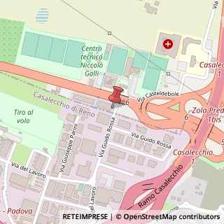 Mappa Via Guido Rossa, 34, 40033 Casalecchio di Reno, Bologna (Emilia Romagna)