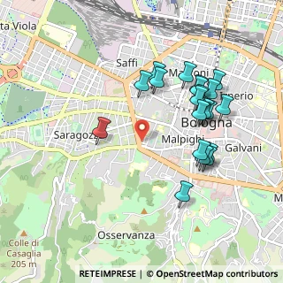 Mappa Piazza di Porta Saragozza, 40136 Bologna BO, Italia (0.972)