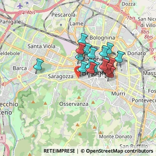 Mappa Piazza di Porta Saragozza, 40136 Bologna BO, Italia (1.327)