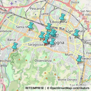 Mappa Piazza di Porta Saragozza, 40136 Bologna BO, Italia (1.6025)