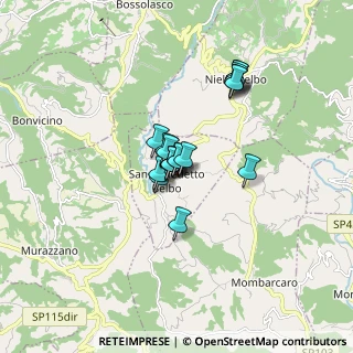 Mappa Via del Monte, 12050 San Benedetto Belbo CN, Italia (1.06444)