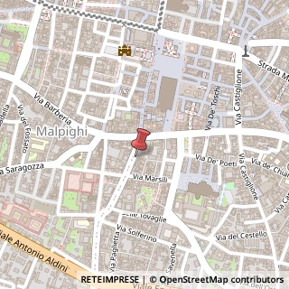 Mappa Via Massimo D'Azeglio, 44, 40124 Bologna, Bologna (Emilia Romagna)