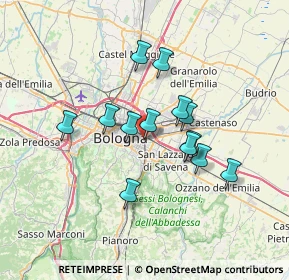 Mappa Via Turchese, 40138 Bologna BO, Italia (5.61769)
