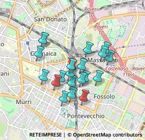 Mappa Via Turchese, 40138 Bologna BO, Italia (0.7275)