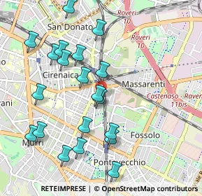 Mappa Via Smeraldo, 40138 Bologna BO, Italia (1.0785)