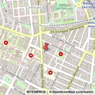 Mappa Via Carlo Alberto Pizzardi, 14, 40138 Bologna, Bologna (Emilia Romagna)