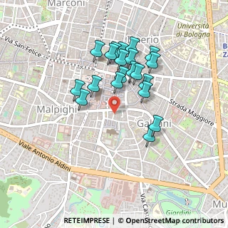 Mappa Piazza Dè Calderini, 40124 Bologna BO, Italia (0.397)