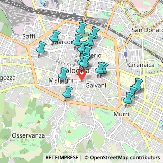 Mappa Piazza Dè Calderini, 40124 Bologna BO, Italia (0.85)