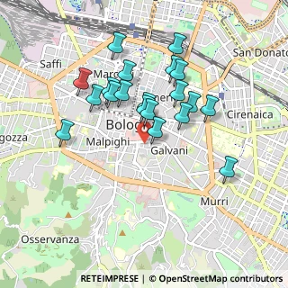 Mappa Piazza Dè Calderini, 40124 Bologna BO, Italia (0.8285)