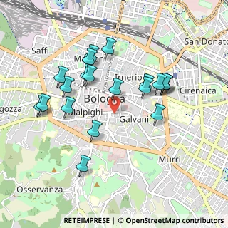 Mappa Piazza Dè Calderini, 40124 Bologna BO, Italia (0.9395)