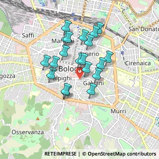 Mappa Piazza Dè Calderini, 40124 Bologna BO, Italia (0.759)