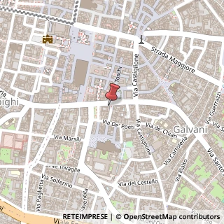 Mappa Piazza de' Calderini, 1, 40124 Bologna, Bologna (Emilia Romagna)