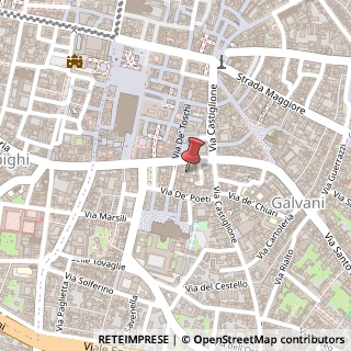 Mappa Piazza de' Calderini, 2, 40124 Bologna, Bologna (Emilia Romagna)