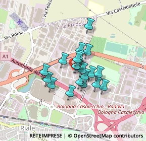Mappa Via caduti di Reggio Emilia, 40033 Casalecchio di Reno BO, Italia (0.277)