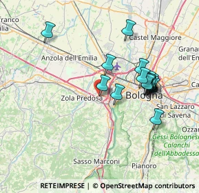 Mappa Via caduti di Reggio Emilia, 40033 Casalecchio di Reno BO, Italia (6.88)