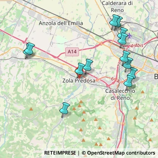 Mappa 40069, 40069 Zola Predosa BO, Italia (4.92154)
