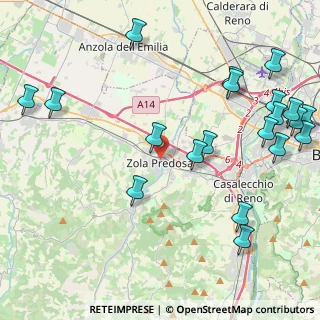 Mappa 40069, 40069 Zola Predosa BO, Italia (5.6065)