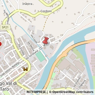 Mappa Via Torresana, 4, 43043 Borgo Val di Taro, Parma (Emilia Romagna)