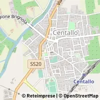 Kaart Centallo