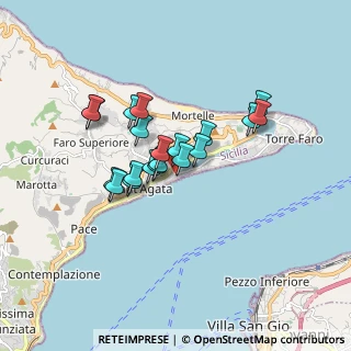 Mappa Via Gloria, 98165 Messina ME, Italia (1.4185)