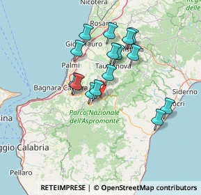 Mappa 89056 Santa Cristina D'aspromonte RC, Italia (13.59133)