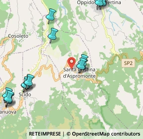 Mappa Via Nazionale, 89056 Santa Cristina D'aspromonte RC, Italia (3.327)