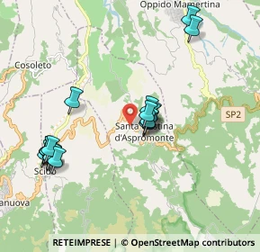 Mappa Via Nazionale, 89056 Santa Cristina D'aspromonte RC, Italia (2.2155)