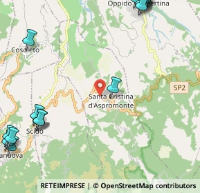 Mappa Via Nazionale, 89056 Santa Cristina D'aspromonte RC, Italia (3.826)