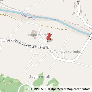 Mappa Piazza delle Terme, 40, 89040 Antonimina, Reggio di Calabria (Calabria)