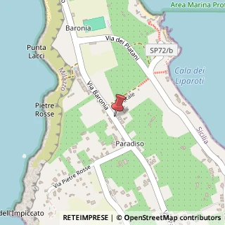 Mappa Via Baronia, 328, 98057 Milazzo, Messina (Sicilia)