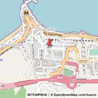 Mappa Via Roma, 18, 89058 Scilla, Reggio di Calabria (Calabria)