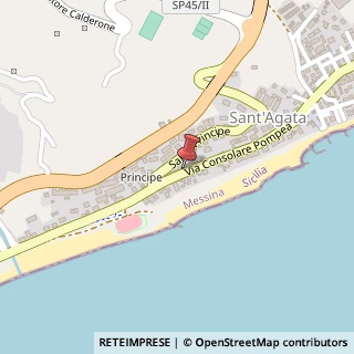 Mappa Via Consolare Pompea, 1525, 98166 Messina, Messina (Sicilia)