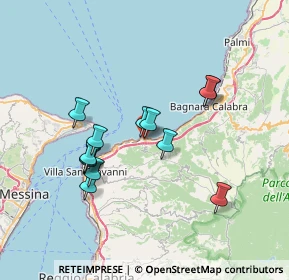 Mappa Via Parco, 89058 Scilla RC, Italia (7.07538)