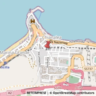 Mappa Via Raffaele Piria, 30, 89058 Scilla, Reggio di Calabria (Calabria)