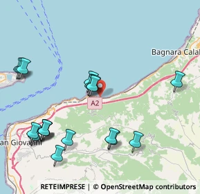 Mappa SS 18 Tirrena Inferiore, 89058 Scilla RC, Italia (5.376)