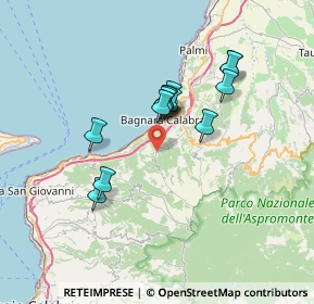 Mappa Via Provinciale, 89011 Bagnara Calabra RC, Italia (6.27923)