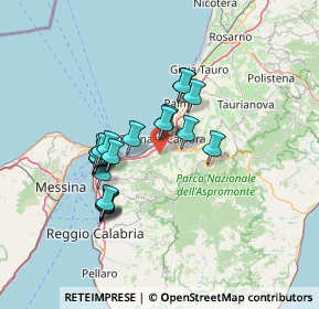 Mappa Via Provinciale, 89011 Bagnara Calabra RC, Italia (12.7445)