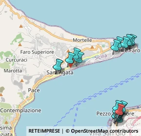 Mappa Contrada Papardo, 98100 Messina ME, Italia (3.0785)