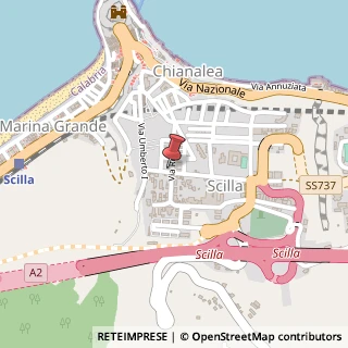 Mappa Via Giacomo Matteotti, 89058 Scilla RC, Italia, 89058 Scilla, Reggio di Calabria (Calabria)