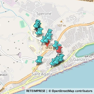 Mappa Viale Ferdinando Stagno d'Alcontres, 98158 Messina ME, Italia (0.388)
