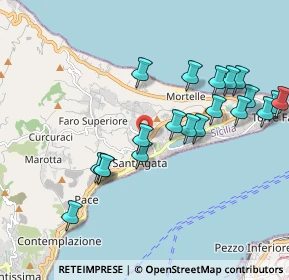 Mappa Viale Ferdinando Stagno d'Alcontres, 98158 Messina ME, Italia (2.2555)